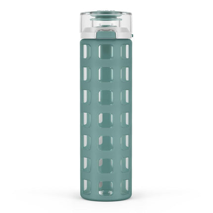 Ello Syndicate 20oz Glass Water Bottle with Flip L