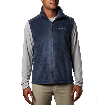 Columbia Men's Steens Mountain Vest Fleece Gilet Vest, Collegiate Navy, Size M