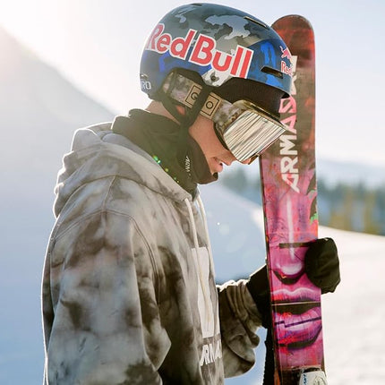 Casque de ski Giro Ledge - Casque de snowboard pour hommes, femmes et jeunes - Light Mineral mat - L (59-62,5 cm)