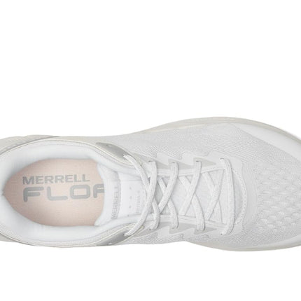 Merrell Womens Antora 4 Trail Running Shoes - White/Pigeon - 4.5