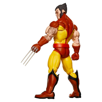 Marvel Legends Series Wolverine, X-Men Retro Marvel Comics Secret Wars Collectible 6 Inch Action Figure, Yellow and Blue