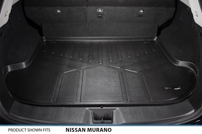 SMARTLINER All Weather Custom Fit Cargo Trunk Liner Floor Mat Black for 2015-2018 Nissan Murano
