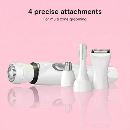 Conair GIRLBOMB All-in-One Face/Body Trimmer and Shaver Set for Women, Wet/Dry, Rechargeable