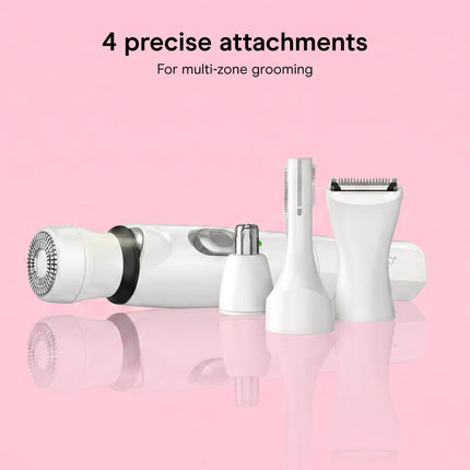 Conair GIRLBOMB All-in-One Face/Body Trimmer and Shaver Set for Women, Wet/Dry, Rechargeable