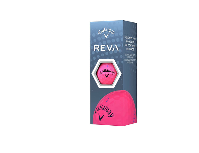 Callaway Golf REVA Golf Ball 2023, Pink, one dozen