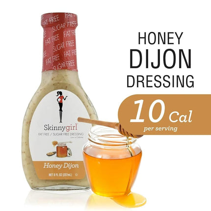 Skinnygirl Salad Dressing Variety Pack - Including Balsamic Vinaigrette, Honey Dijon, Raspberry Vinaigrette, & Poppyseed - 8 oz Bottles - By Veher