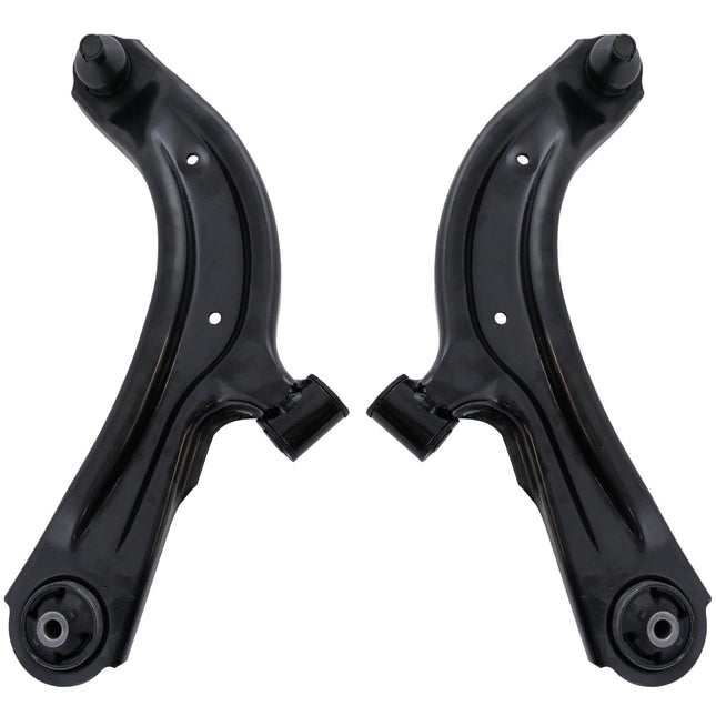 TRQ Front Left and Right Lower Control Arm with Ba