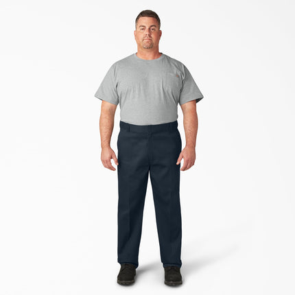 Pantalones de trabajo flexibles Dickies 874 para hombre, azul marino oscuro, 46W x 32L