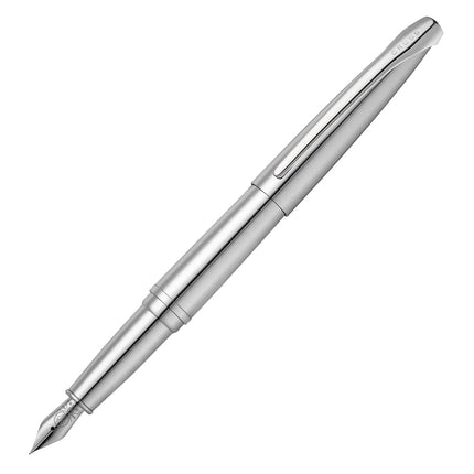 Cross ATX Pure Chrome Fountain Pen with Medium Nib