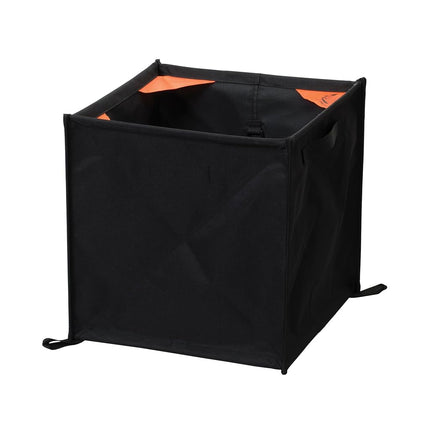 Weaver Leather Throw Line Storage Cube, Black/Oran