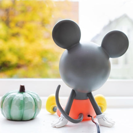 Disney Mickey Mouse Figural Mood Light | Nightstand Table Lamp with LED Light for Bedroom, Desk, Living Room | Home Decor Room Essentials, Cute Gifts and Collectibles | 6 Inches Tall