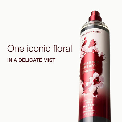 Bath & Body Works Japanese Cherry Blossom Fragrance Mist 8Oz Each (Set Of 2)