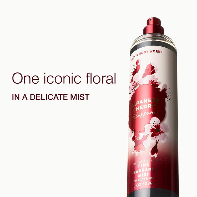 Bath & Body Works Japanese Cherry Blossom Fragrance Mist 8Oz Each (Set Of 2)