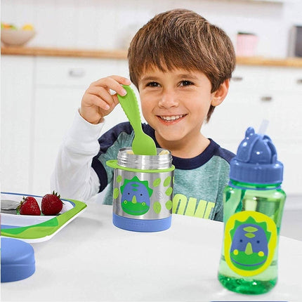 Skip Hop Zoo Insulated Food Jar, Dino 2 Count (Pack of 1)