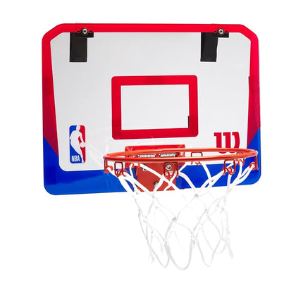 Wilson NBA DRV Mini Hoop, Clear/Red/Blue
