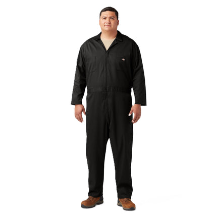 Dickies Mens Flex Long Sleeve Coveralls, Black, La