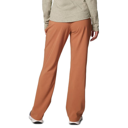 Columbia Women's All Seasons Bootcut Pant Hiking, Camel Brown, S