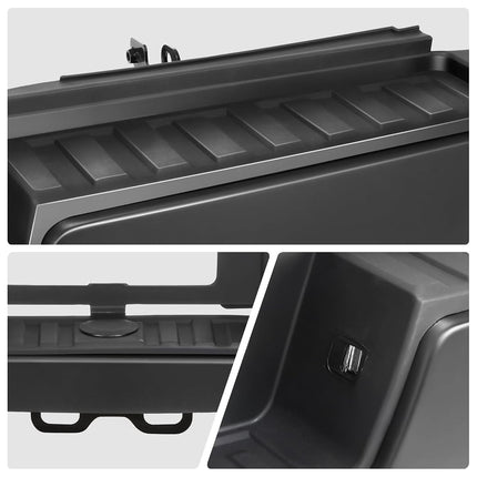 Pare-chocs arrière DNA MOTORING compatible avec Silverado/Sierra 2500HD 3500HD 2015-2019, sans trous pour capteurs de stationnement arrière, GM1103190, STEPBUM-10057