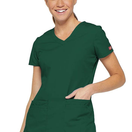Dickies Women's EDS Signature V-Neck Top with Mult
