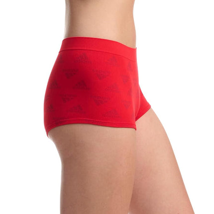 adidas Women's Seamless Boy Shorts Underwear 3-Pack, Vrjac/Wht/Nindg, XL