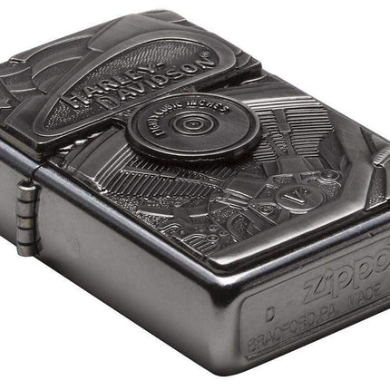 Zippo Harley Davidson Motor Flag Lighter