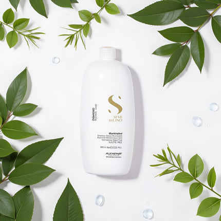 Alfaparf Milano Semi di Lino Diamond Illuminating Low Shampoo - Sulfate-Free - Vitamin-Rich for Gloss and Softness - Revitalizing Complex - 33.8 oz