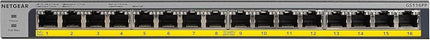 NETGEAR 16-Port Gigabit Ethernet Unmanaged PoE Switch (GS116PP) - with 16 x PoE+ @ 183W, Desktop, Wall Mount or Rackmount, and Limited Lifetime Protection