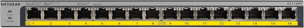 NETGEAR 16-Port Gigabit Ethernet Unmanaged PoE Switch (GS116PP) - with 16 x PoE+ @ 183W, Desktop, Wall Mount or Rackmount, and Limited Lifetime Protection