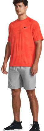 Under Armour Men's Tech 2.0 5c Short Sleeve T-Shirt, Jacquard Dark Orange / Black, S