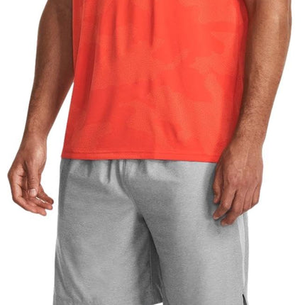 Under Armour Men's Tech 2.0 5c Short Sleeve T-Shirt, Jacquard Dark Orange / Black, S