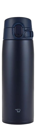 Zojirushi SM-VA60-AD Water Bottle, One-Touch Stainless Steel Mug, Seamless, 20.3 fl oz (600 ml), Navy
