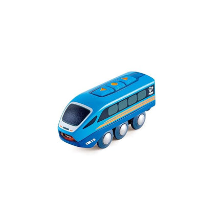 Hape Remote Controlled Railway (Free App Download) - Wooden Train Track Accessories, Multicolor