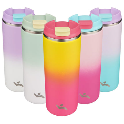 Konokyo Tumbler with Lid, 16 oz Travel Coffee Mug 