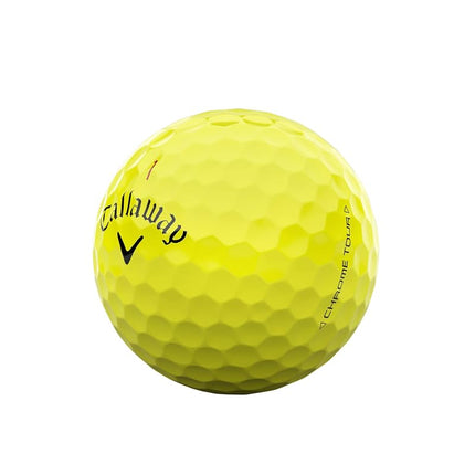 Callaway Golf Chrome Tour Golf Ball, Yellow