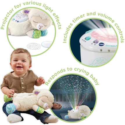 VTech Baby 3-in-1 Starry Skies Sheep Soother, English