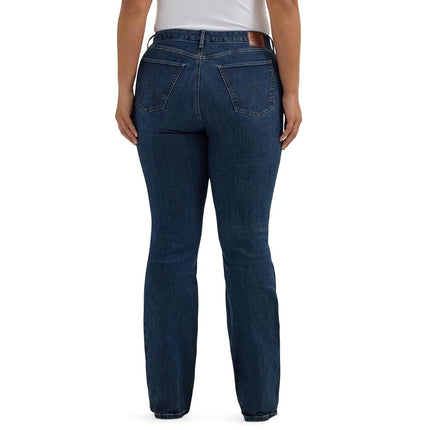 Wrangler Women's Bespoke High Rise Lacey Bootcut Jean, Denim, 27W x 30L