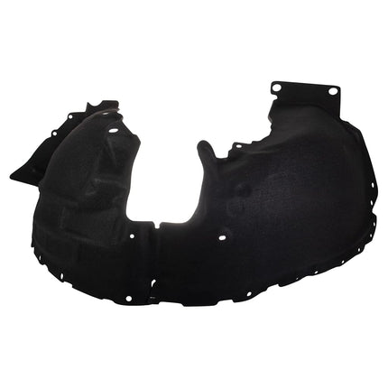 TRQ Front Right Inner Fender Liner Black Passenger