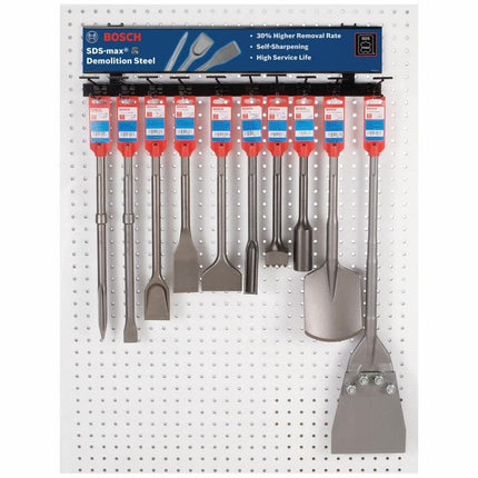 BOSCH HS1917 2 In. x 14 In. Scaling Chisel SDS-max Hammer Steel, Gray
