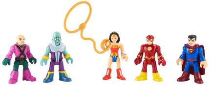 Imaginext BCV33 DC Super Friends Heroes and Villains Action Figures - Superman Flash Wonder Woman