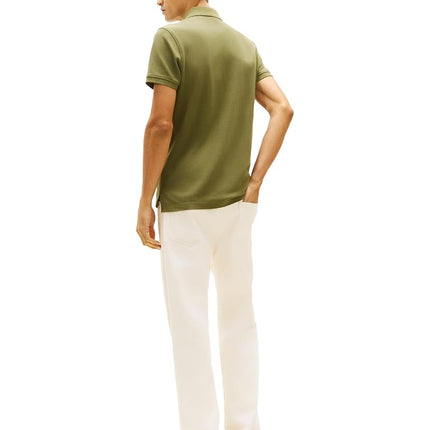 Tommy Hilfiger Men's 1985 Slim Short Sleeve Polo, Dark Artichoke Medium