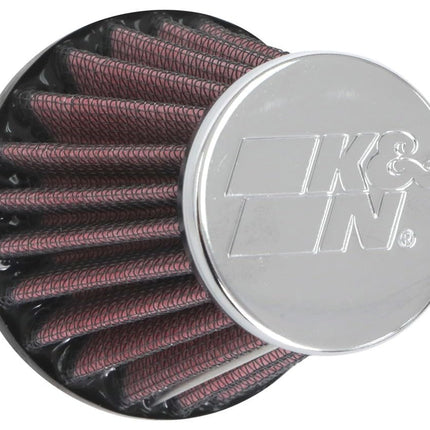 K and N RC-1090 Car and Motorcycle Universal Chrome Filter