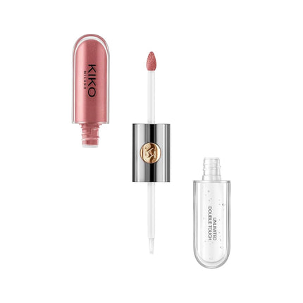 KIKO Milano Unlimited Double Touch 120, Liquid Lipstick With A Bright Finish In A Two-Step Application. Lasts Up To 12 Hours. No-Transfer Base Colour