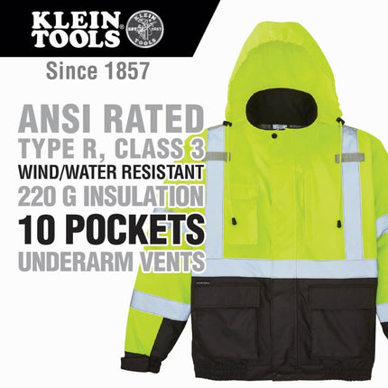 Klein mens Wrap Coat, Yellow and Black, L