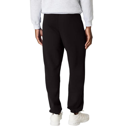 Hanes Men's Fleece Sweatpants, EcoSmart Athletic Lounge Pants, 32" (1 Or 2 Pack), Black-1 Pack, Medium