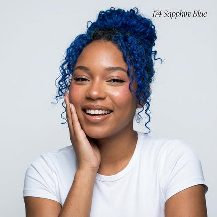 Adore Semi Permanent Hair Color, 174 Sapphire Blue, 4 Fl Oz (2 Pack)