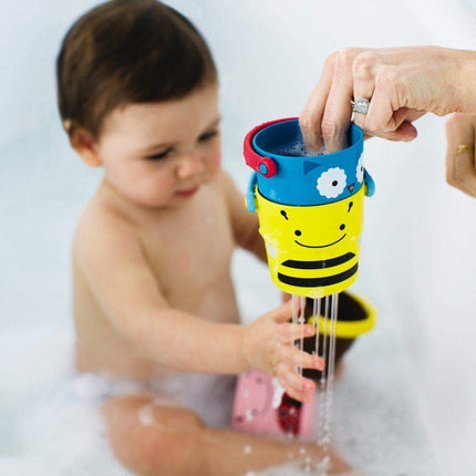 Skip Hop Zoo Stack and Pour Buckets, 5 Count (Pack of 1)