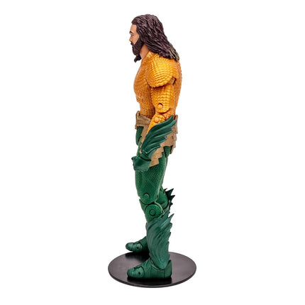 McFarlane Toys DC Multiverse Aquaman 7-Inch Action Figure - Incredibly Detailed King of Atlantis with Ultra Articulation, Trident, Extra Hands, and Collectible Art Card