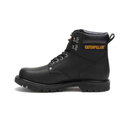 Caterpillar Men's 2nd Shift 6" Plain Soft Toe Boot,Black,13 W US