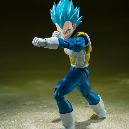 TAMASHII NATIONS - Dragon Ball Super - Super Saiyan God Super Saiyan Vegeta -Unwavering Saiyan Pride-, Bandai Spirits S.H.Figuarts Action Figure