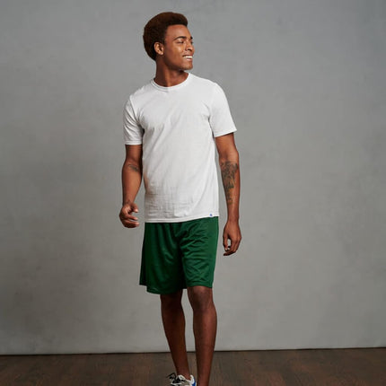 Russell Athletic Men's 9" Mesh Short, Dark Green, Large